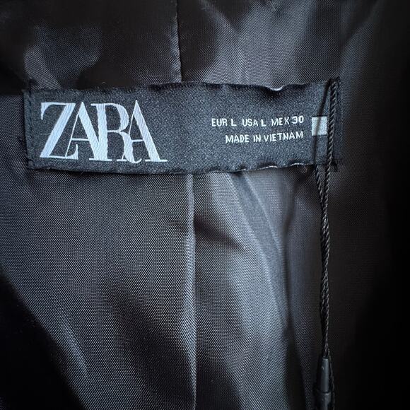 NWT ZARA Oversized Double Breasted Blazer - Picture 7 of 10